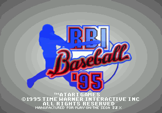 Игра RBI Baseball 95 (Sega 32x - 32x)