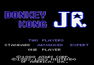 Игра Donkey Kong Jr (Atari 7800 - a7800)