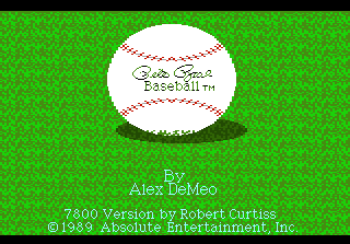 Игра Pete Rose Baseball (Atari 7800 - a7800)