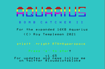 Игра Bomb Catcher 2 (Aquarius - aquarius)