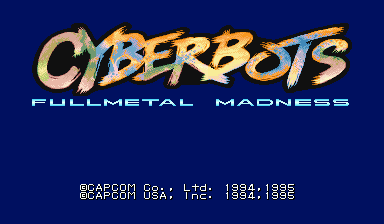 Игра Cyberbots: Fullmetal Madness (Capcom Play System 2 - cps2)