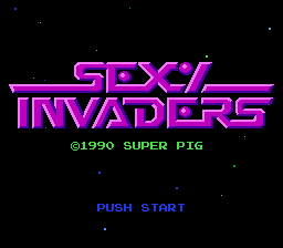 Игра Sexy Invaders (Famicom Disk System - fds)