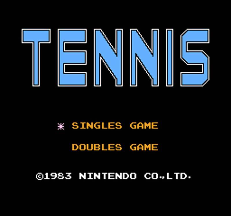 Игра Tennis (Famicom Disk System - fds)