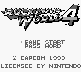 Игра Rockman World 4 (Game Boy - gb)