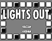 Игра Lights Out (Game.Com - gcom)
