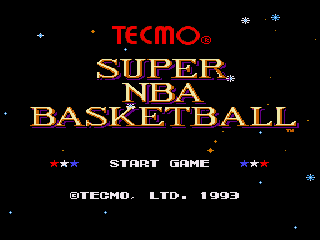 Игра Tecmo Super NBA Basketball (Sega Mega Drive - gen)