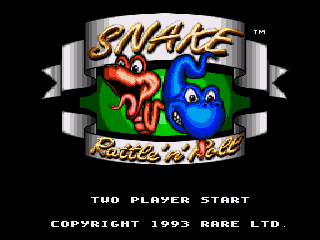 Игра Snake Rattle `n` Roll (Sega Mega Drive - gen)