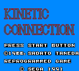Игра Kinetic Connection (Game Gear - gg)