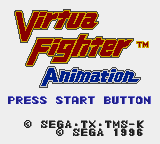 Игра Virtua Fighter Animation (Game Gear - gg)