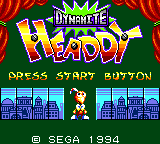 Игра Dynamite Headdy (Game Gear - gg)
