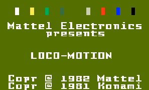 Игра Loco-Motion (Intellivision - intv)