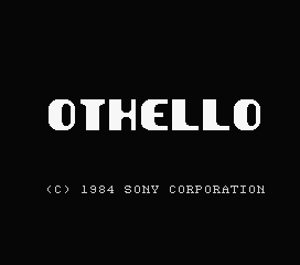 Игра Computer Othello (Machines with Software eXchangeability - msx1)