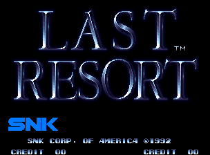 Игра Last Resort (Neo Geo - ng)