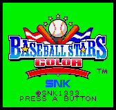 Игра Baseball Stars Color (Neo Geo Pocket Color - ngpc)