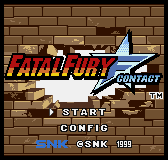 Игра Fatal Fury F-Contact (Neo Geo Pocket Color - ngpc)
