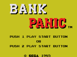 Игра Bank Panic (SG-1000 - sg1000)