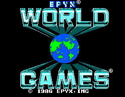 Игра World Games (Sega Master System - sms)
