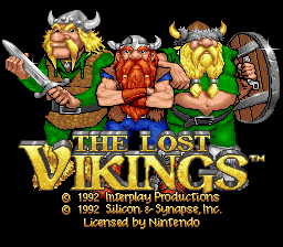 Игра Lost Vikings, The (Super Nintendo - snes)