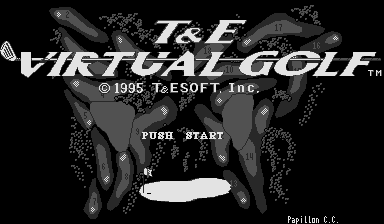 Игра T&E Virtual Golf  (Virtual Boy - vboy)