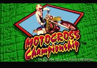 Игра Motocross Championship (Sega 32x - 32x)