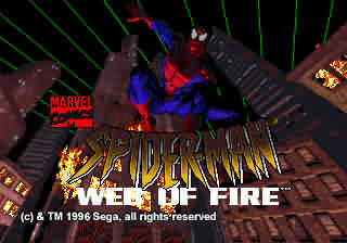 Обложка игры Spider-Man - Web of Fire ( - 32x)