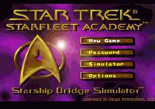 Игра Star Trek - Starfleet Academy Bridge Simulator (Sega 32x - 32x)