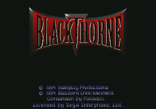 Обложка игры Blackthorne