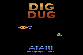 Скачать игру Dig Dug (Atari 2600 - a2600)