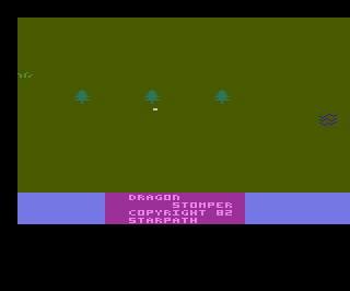 Игра Dragonstomper (Atari 2600 - a2600)