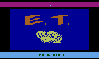 Игра E.T. The Extra-Terrestrial (Atari 2600 - a2600)