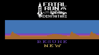 Обложка игры Fatal Run ( - a2600)