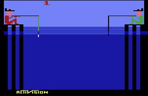 Игра Fishing Derby (Atari 2600 - a2600)