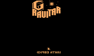 Игра Gravitar (Atari 2600 - a2600)