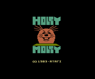 Игра Holey Moley (Atari 2600 - a2600)