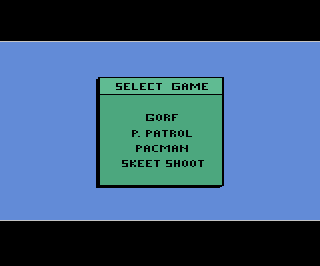 Игра Mega Funpak - PacMan, Planet Patrol, Skeet Shoot, Battles of Gorf (Atari 2600 - a2600)