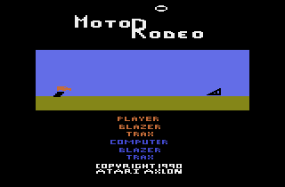 Скачать игру Motorodeo (Atari 2600 - a2600)