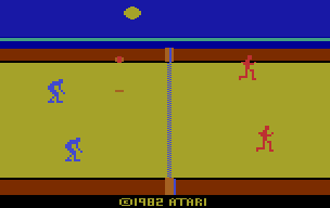 Скачать игру RealSports Volleyball (Atari 2600 - a2600)