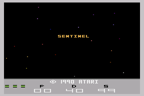 Скачать игру Sentinel (Atari 2600 - a2600)