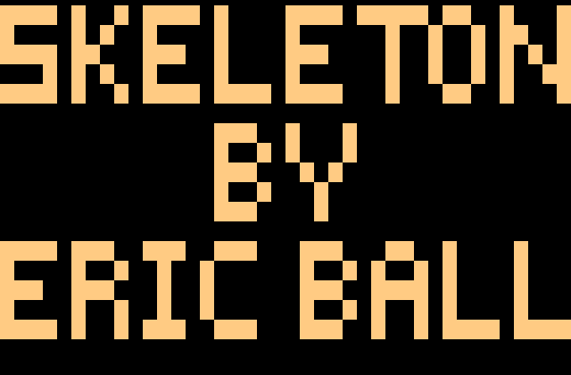 Игра Skeleton (Atari 2600 - a2600)