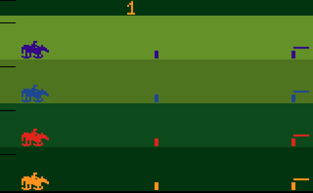 Игра Steeple Chase (Atari 2600 - a2600)