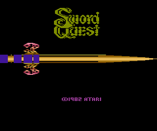 Игра SwordQuest - Earthworld (Atari 2600 - a2600)