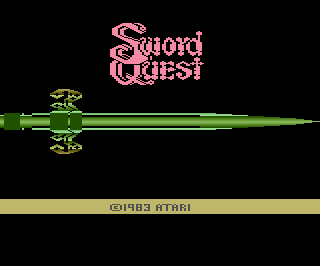 Игра SwordQuest - Waterworld (Atari 2600 - a2600)