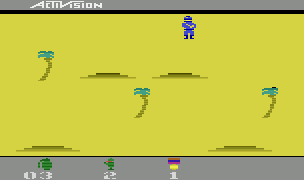 Игра Commando (Atari 2600 - a2600)