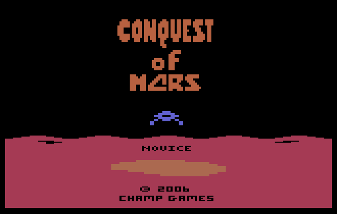 Скачать игру Conquest of Mars (Atari 2600 - a2600)