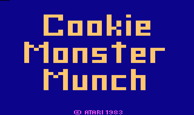 Игра Cookie Monster Munch (Atari 2600 - a2600)