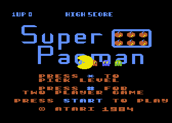 Игра Super Pac-Man (Atari 5200 - a5200)