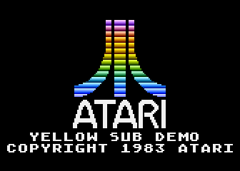 Игра Yellow Submarine Demo (Atari 5200 - a5200)