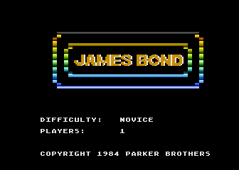 Игра James Bond 007 (Atari 5200 - a5200)