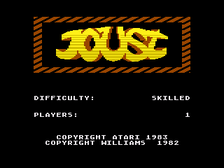 Игра Joust (Atari 5200 - a5200)