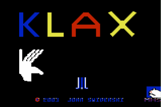 Игра KLAX (Atari 5200 - a5200)